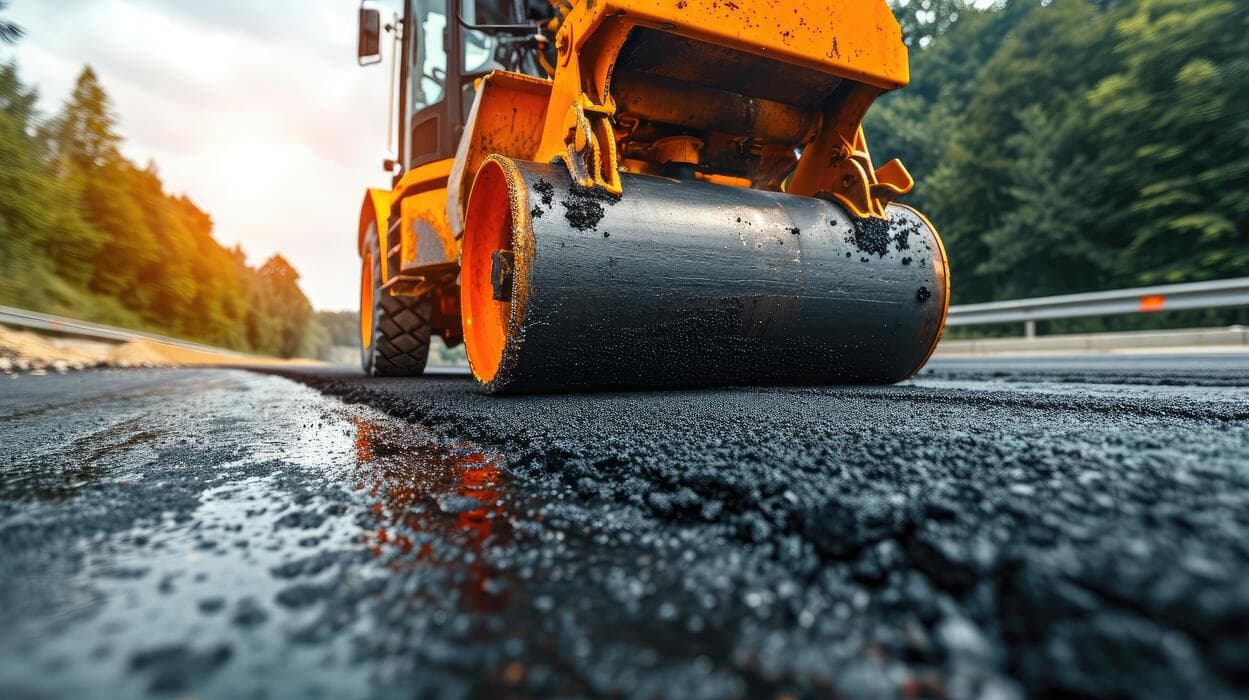 Chantier asphalte